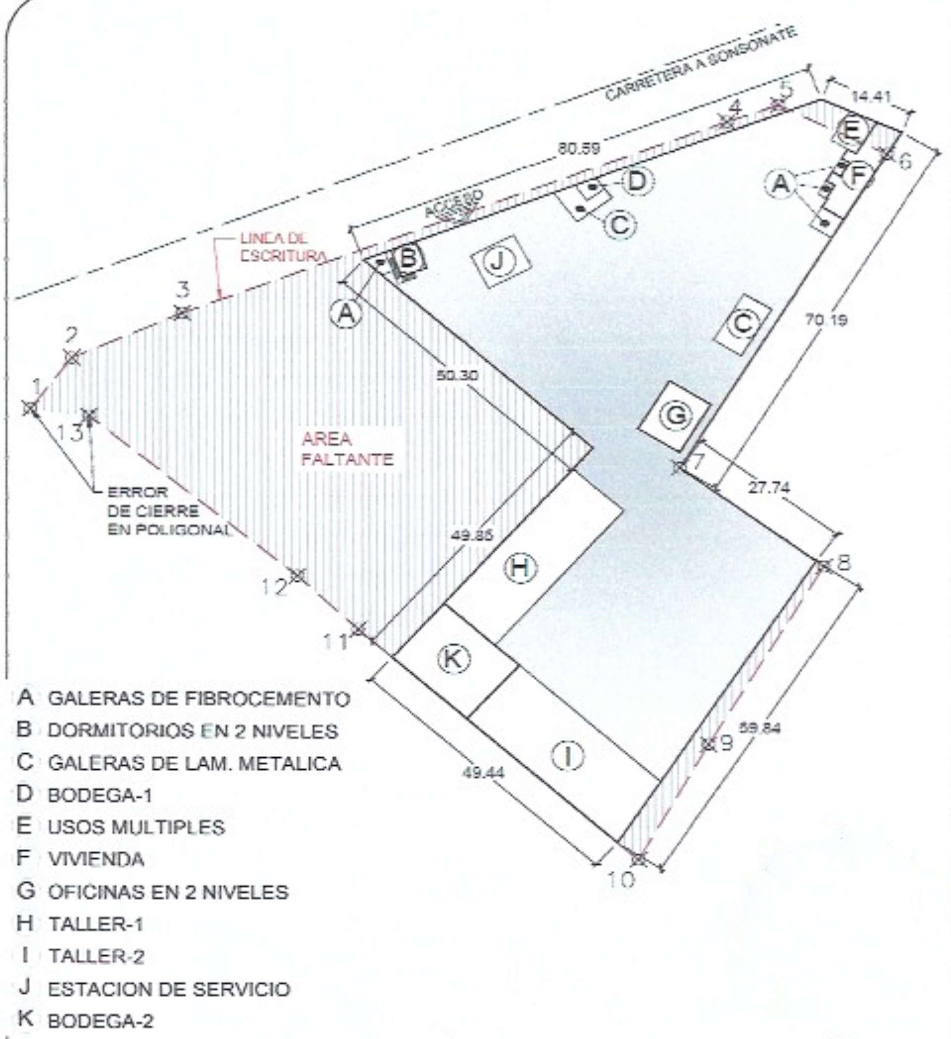 Venta de terreno en Lourdes